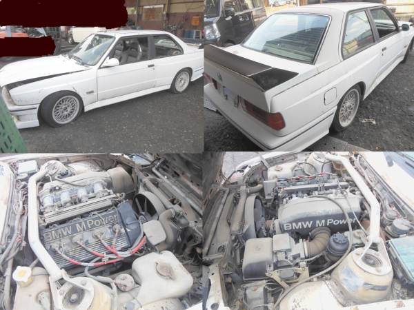 BMW　E30　M3　部品取り車　不動車　引取りのみ！_2