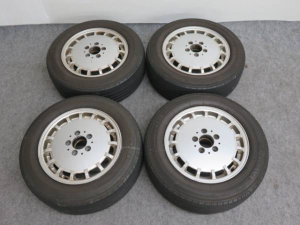 ベンツ W124 前期 純正ホイール 15×6.5J+48 タイヤはおまけです ☆希少