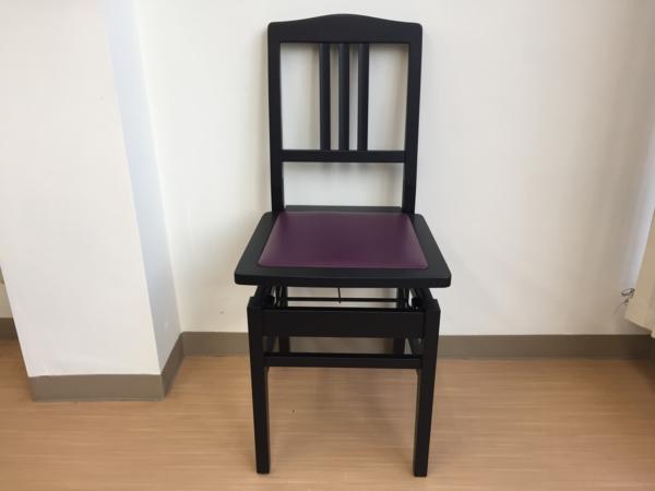クリーニング済み トムソン椅子 ピアノ椅子 背もたれ付き YAMAHA付属