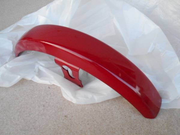 RD125DX ヤマハ純正 フロントフェンダー 赤色 保管品 YAMAHA 1E7-21510