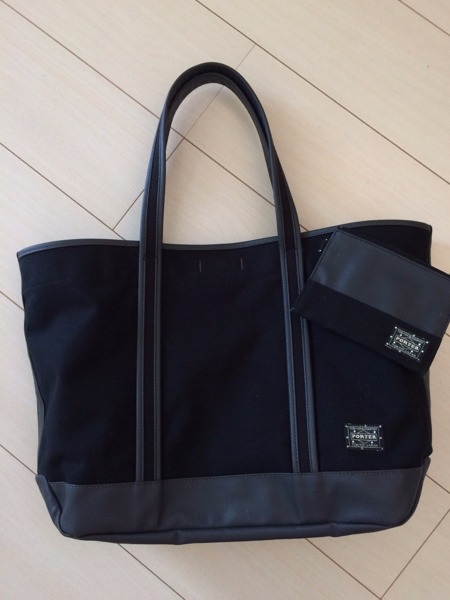 ポーター・GIRL BOYFRIEND TOTE(L)・トートバッグ・黒 PORTER GIRL