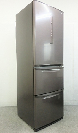 中古 Panasonic パナソニック NR-C37FM-T ノンフロン 冷凍 冷蔵庫 3ドア 365L 楽直O2560121