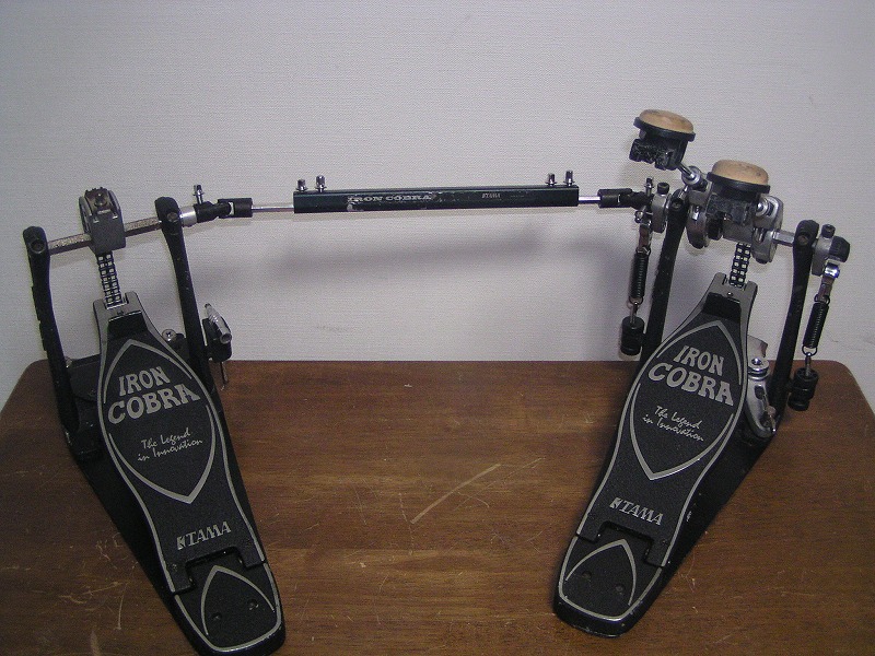 ★TAMAアイアンコブラ・ツインペダル・ローリンググライド/ウッドビーター・ハードケース付