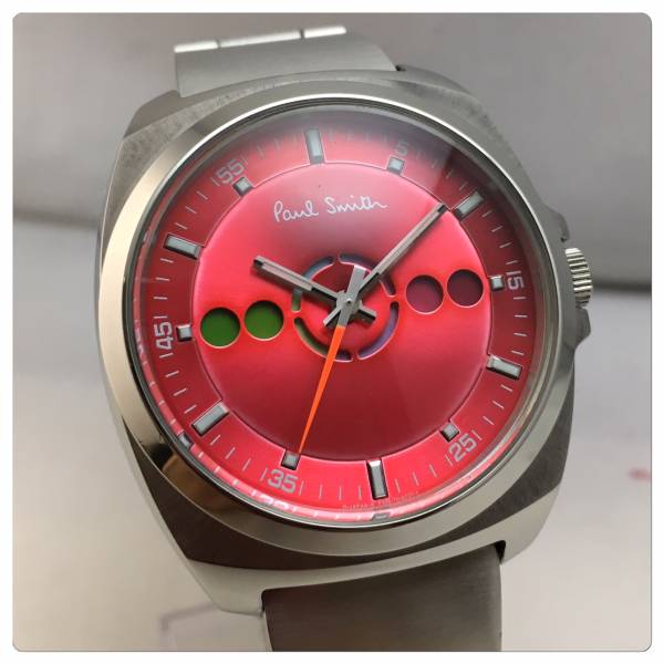 付属品付き☆美品のポール・スミス時計ファイブアイズ6月11日電池交換済み☆