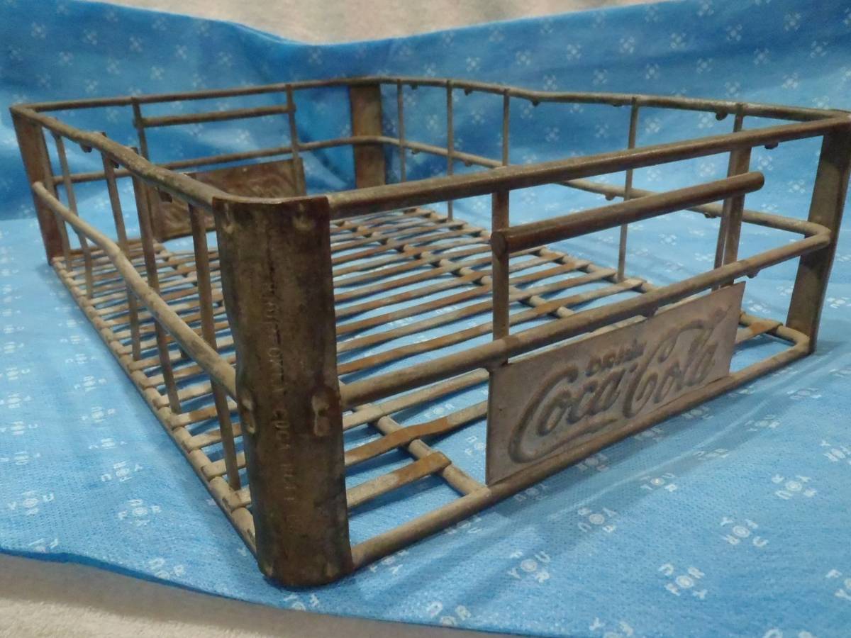 コカコーラ　鉄製ケース　コレクション　アンティーク　昭和レトロ　ケース　入れ物　レア