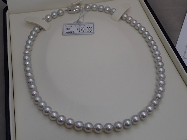 A56☆未使用美品!! TASAKI 田崎真珠 タサキ SVシルバー金具 パール 