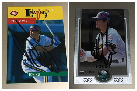 イチロー 直筆サイン レアオリックス 「鈴木一朗」時代 写真付