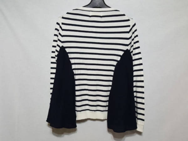 チェスティ 長袖カットソー サイズF レディース 白×ネイビー