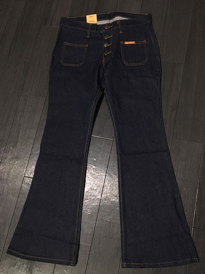 デニム 新品・即決・リジットデニム・フロントパッチポケット仕様の 