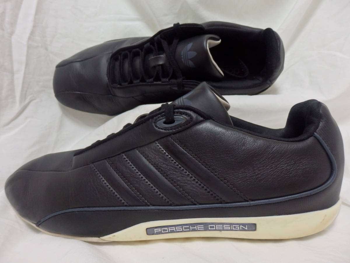 限定セール，人気SALE アディダス ポルシェデザイン adidasPORSCHEDESIGN ブラックレザー スニーカー 26.5㎝相当 激安(26.5cm)｜売買されたオークション情報、yahooの商品情報をアーカイブ公開 - オークファン 26.5cm