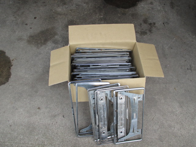 ナンバー枠　　約30枚セット　1円スタート　ジャンク　ナンバーフレーム_1