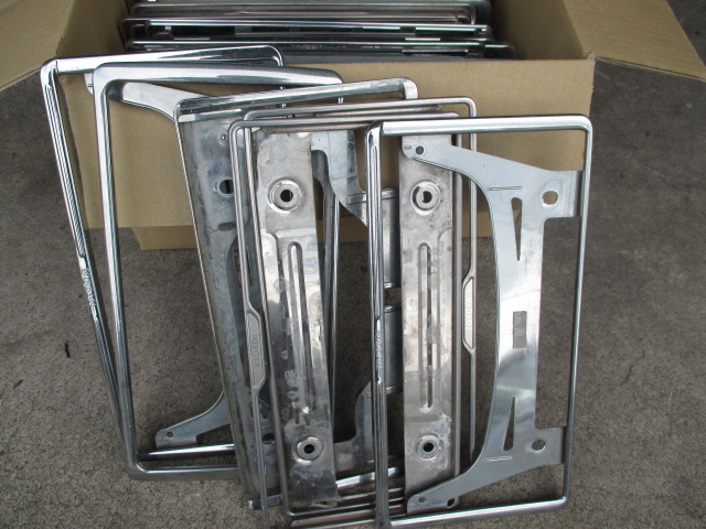 ナンバー枠　　約30枚セット　1円スタート　ジャンク　ナンバーフレーム_2