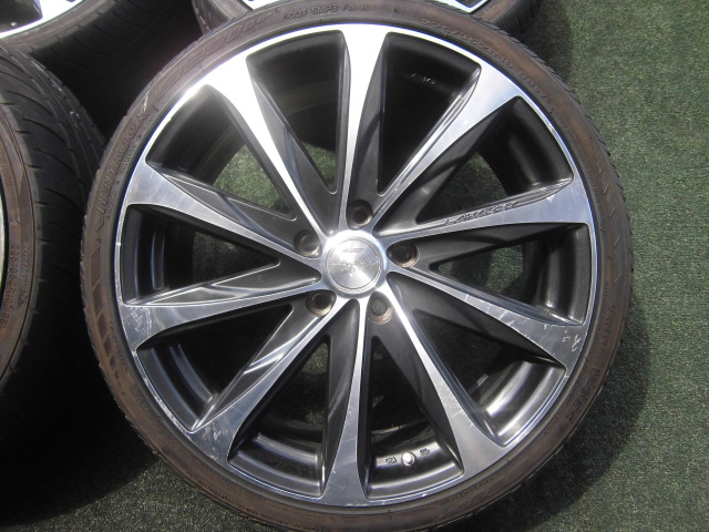 632/ロクサーニ F10 ホイールタイヤSET 19インチ 7.5J+53 225/35ZR19  