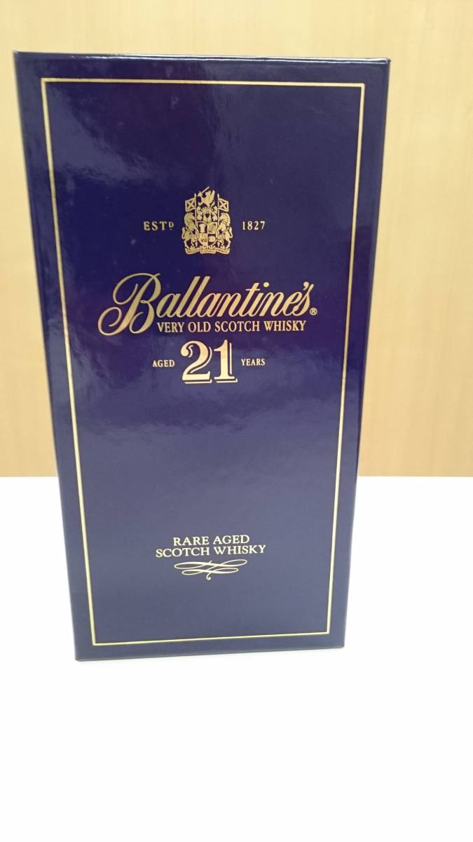 Ballantines バランタイン 21年 RARE AGED スコッチウイスキー 陶器ボトル 700ml　箱付き