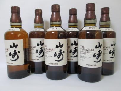 即決!! 山崎 1923 シングルモルト ウイスキー 6本セット 700ml 未開栓