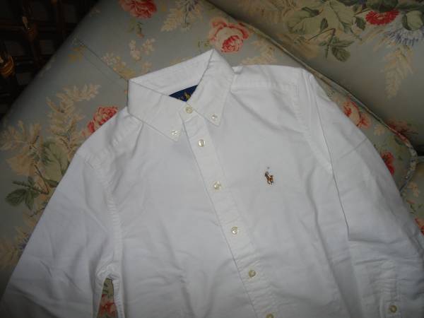 新品☆ラルフローレン　長袖シャツ　140　　白