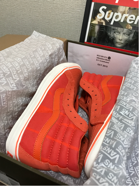 バンズ SK8-HI UNDEFEATEDコラボ US10