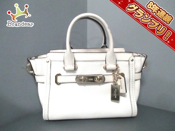 コーチ COACH バッグ ハンドバッグ レザー アイボリー 36235 