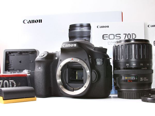 ★超美品★ Canon キャノン EOS 70D 中望遠レンズセット #G07-23ix
