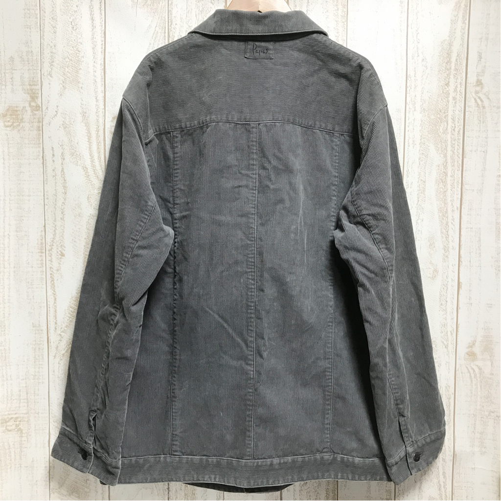 パパスPapas コットンカバーオールジャケット ライトグレー50L 楽天