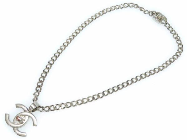 CHANEL シャネル ヴィンテージ ココマーク ターンロック ネックレス 