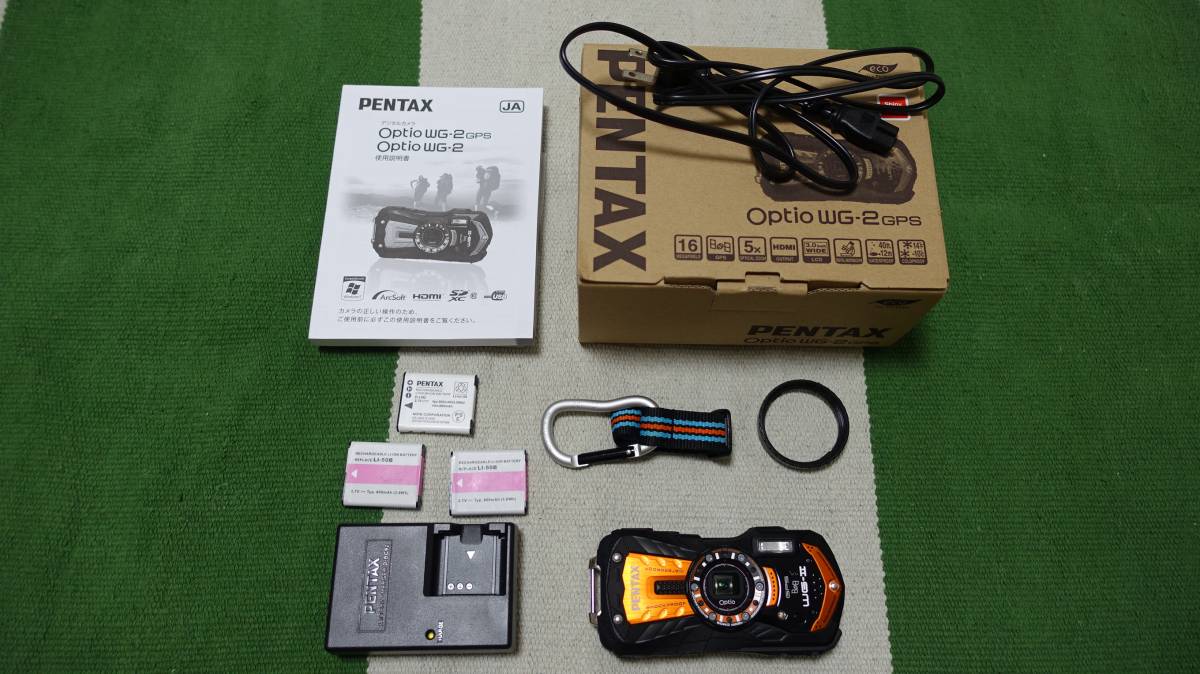 H2154】 PENTAX Optio WG-Ⅱ ペンタックス オプティオ 【正規代理店