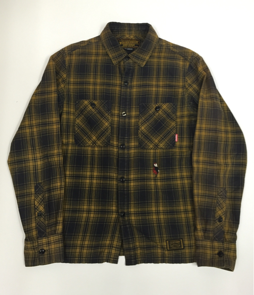【中古】NEIGHBORHOOD フランネルシャツ ネイバーフッド ネルシャツ オンブレ チェック / WTAPS TOKYO INDIANS MC TENDERLOIN CHALLENGER