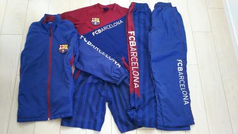 サッカー　FCBARCELONA　FCバルセロナ　5点セット　サイズ１５０　ドウシシャ_1
