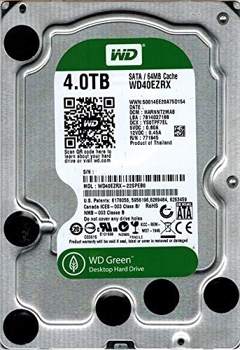 WD WD40EZRX-22SPEB0 内蔵HDD Green 4TB 3.5インチ 469時間 SATA