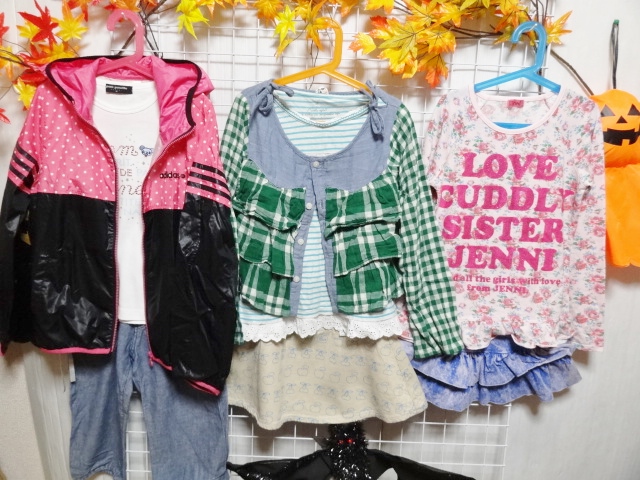 1女の子秋物★140～150㎝★50枚★ブランド入り★まとめ売りラルフ、ハッカキッズ、セオリー、アニエスb×2、リンジィー×2シスタージェニー