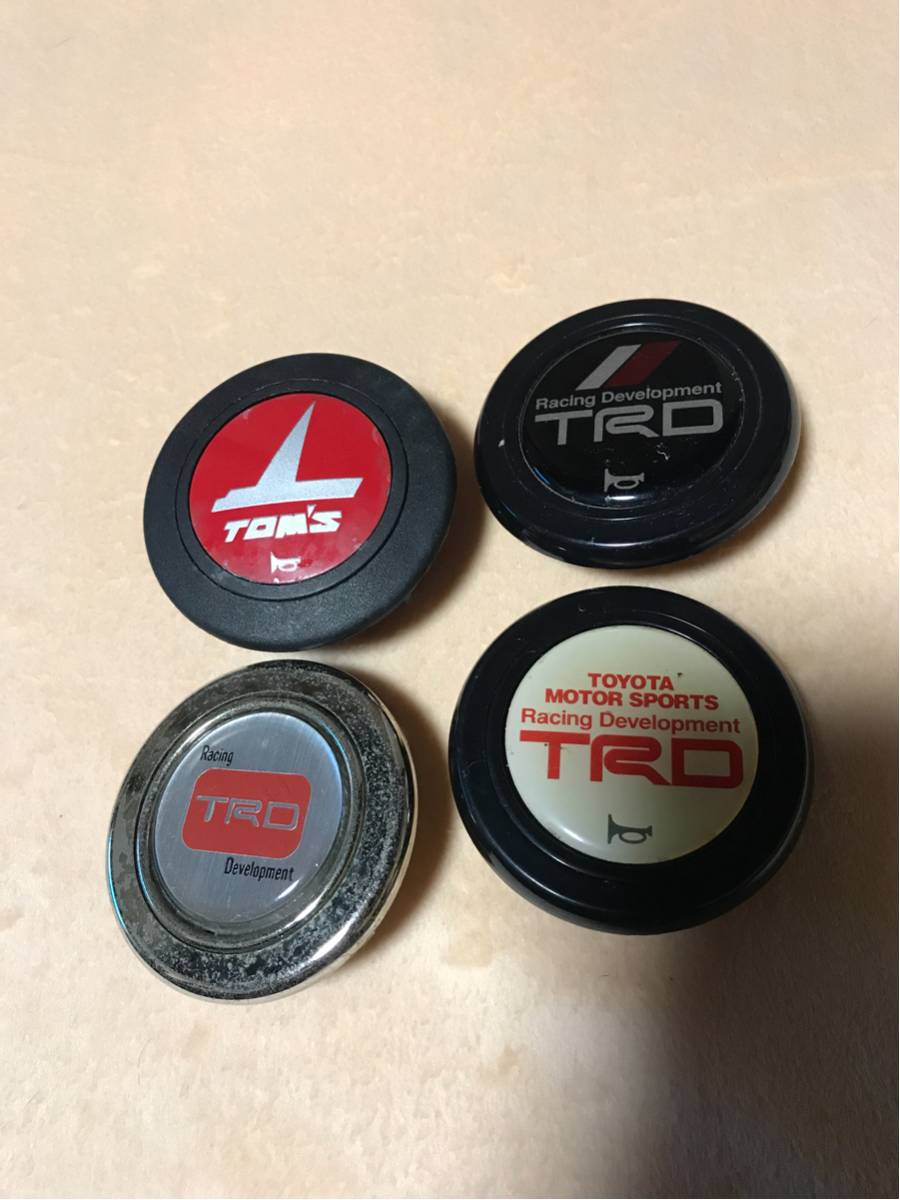 TRD TOMS トムス ホーンボタンセット レア 当時物 パーソナル personal 当時物 街道レーサー ハイソ 旧車