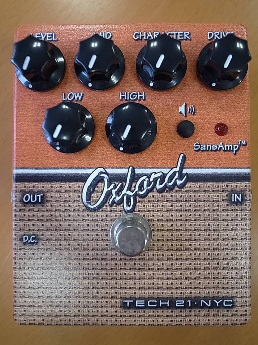 20170421 TECH21・NYC Oxford sansamp アンプシミュレーター/オーバードライブ/オックスフォードUSA Sansamp Oxford - Guitar Stuff Blog