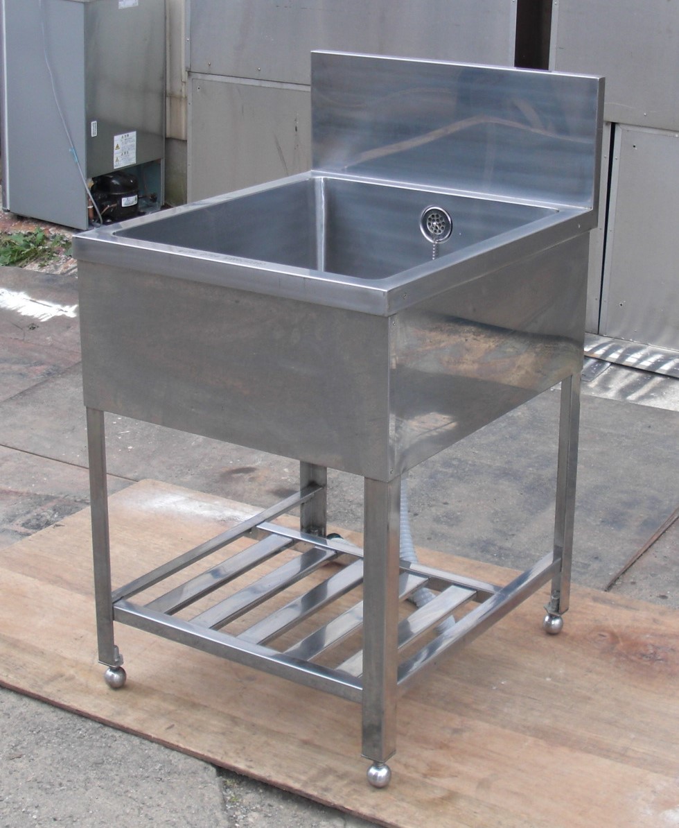 ステンレス1槽シンク 流し台 業務用 700×600×800 【公式通販】