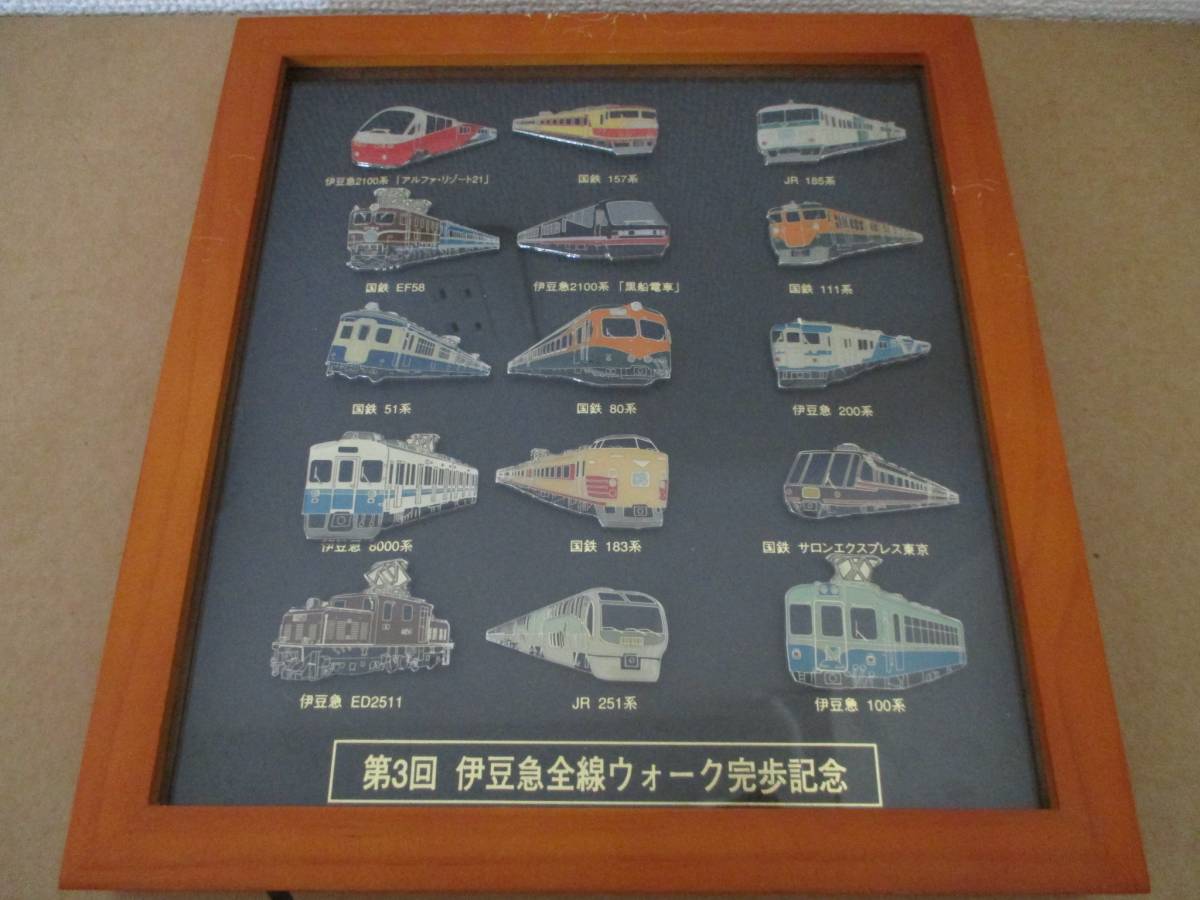第3回 伊豆急全線ウォーク完歩記念 鉄道ピンバッジ額装② 2026年最新】