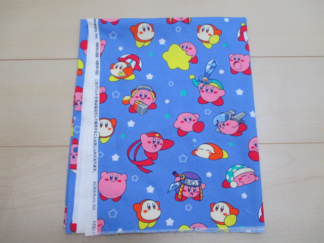 星のカービィ 水色 生地 布110cm 60cm オックス はぎれ ハンドメイド キャラクター 品 キャラクター 売買されたオークション情報 Yahooの商品情報をアーカイブ公開 オークファン Aucfan Com