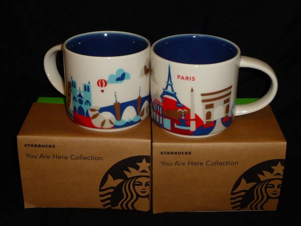 【海外】スターバックス★フランスパリ限定★マグカップ★YOU ARE HERE COLLECTION★ラスト！！お祝いプレゼントにも♪