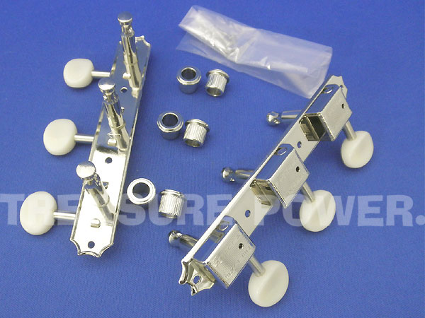 tp】☆ Kluson Deluxe 3連 ギターペグ 2列刻印 新品即決 クルーソン 3
