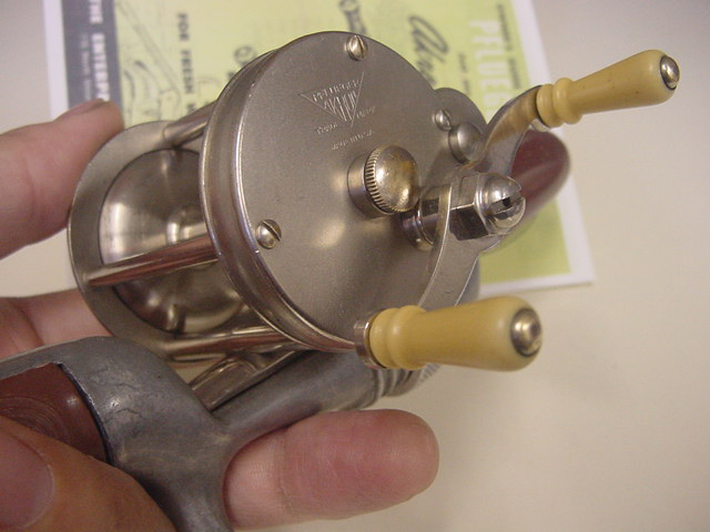 Pflueger Akron No.1893 未使用品 Pflueger-AKRON＃1893□初期型米國製骨董倆軸受式釣糸捲具 ビンテージ