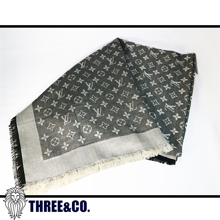 ルイ・ヴィトン【LOUIS VUITTON】ショール モノグラム 大判ストール