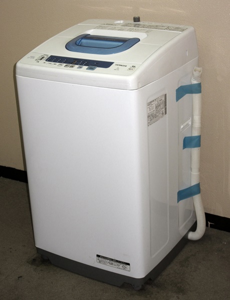 ☆美品☆日立★白い約束★浸透洗浄★AirJetDRY風乾燥★7kg洗濯機(7S12474)