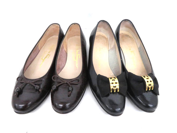 イヴ・サンローラン 1円 フェラガモ YSL レディース パンプス サンダル
