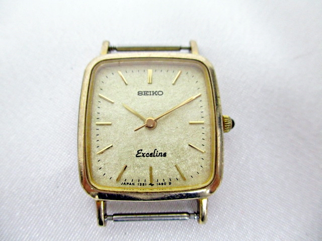 SEIKO セイコー Exce line エクセリーヌ 1221-5950 10KT ムーブメントのみ レディース 腕時計 クォーツ 大ReB23 1017 0