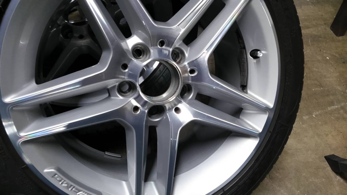 ベンツ純正17インチホイール4本 W204 AMG 17インチ ホイールセット 