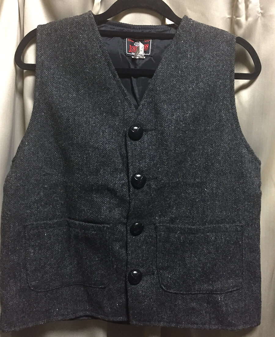 Johnson/ジョンソン/ヘリンボーンウールベスト/ジョンソンウーレンミルズ | Johnson Woolen - XS A97329241
