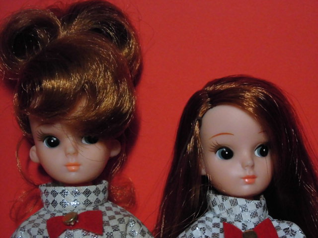 初代リカちゃん復刻2体＜アップヘアー＆サイドロングヘアー＞