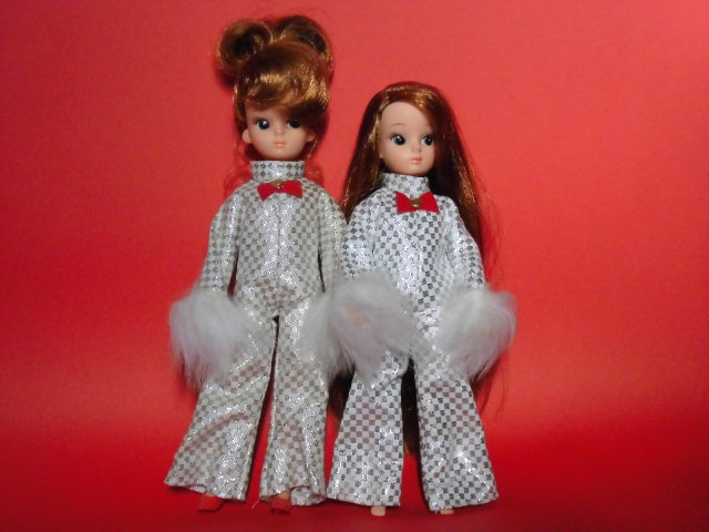 初代リカちゃん復刻2体＜アップヘアー＆サイドロングヘアー＞