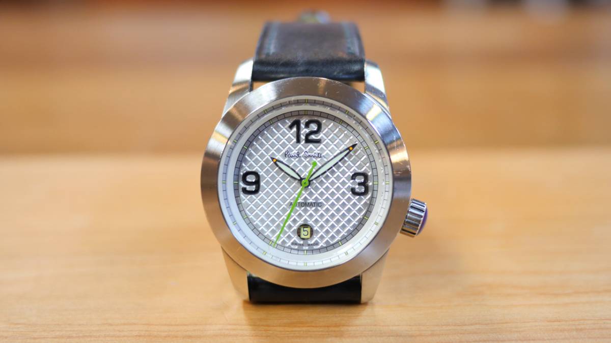 Paul Smith ◆ SWISS COLLECTION ◆ SWISS MADE ◆ポールスミス ◆ スイスコレクション ◆ 自動巻 ◆ 希少 ◆ 参考10万円 ◆ 格安出品