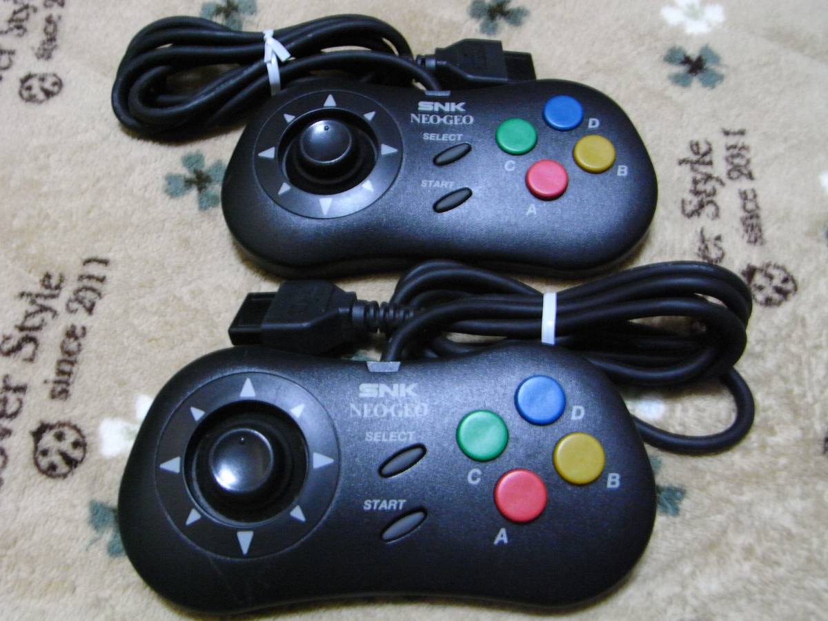 ネオジオCD NEOGEO 付属コントローラ 2個セット 動作可能 動作確認済 