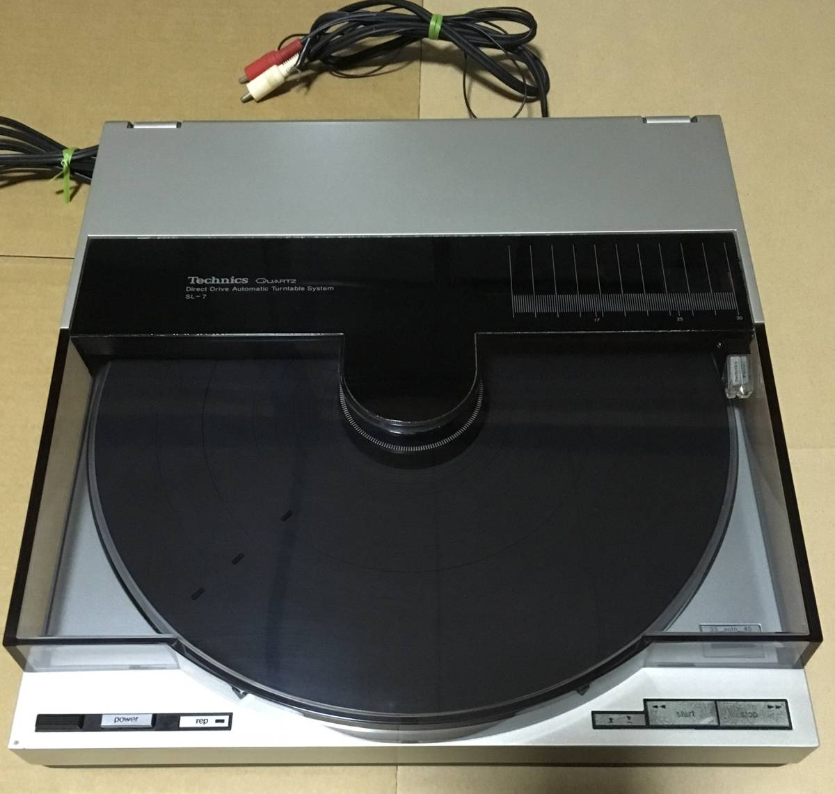 Technics SL-7 レコードプレイヤー ジャンク Technics SL-7 レコード 