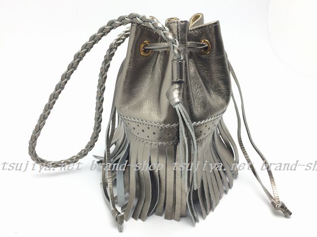 辻屋質店10485】J&M Davidson カーニバル ショルダーバッグ フリンジ 